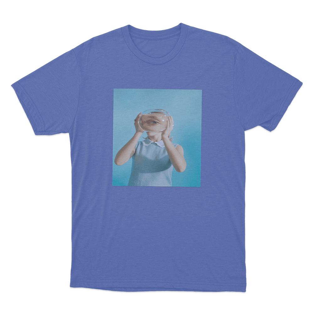 Pommelien Thijs Glass Eye Portrait Unisex T Shirt Blue Pommelien Thijs Glass Eye Portrait Unisex T Shirt Blue