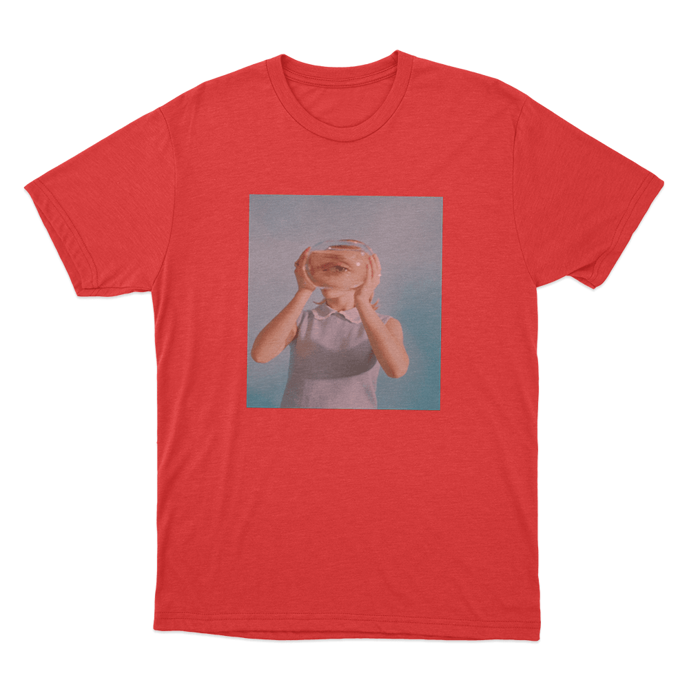 Pommelien Thijs Glass Eye Portrait Unisex T Shirt Red Pommelien Thijs Glass Eye Portrait Unisex T Shirt Red