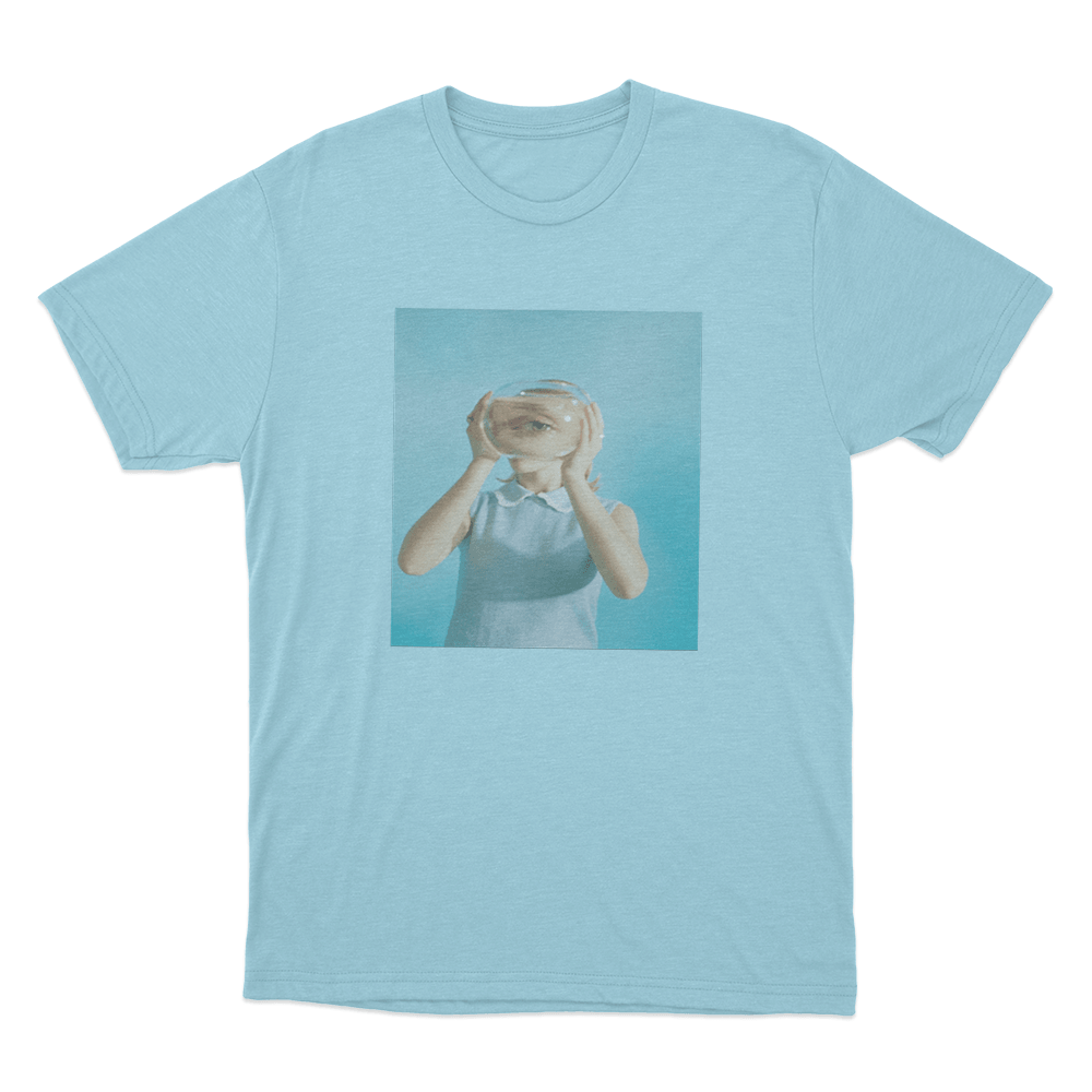 Pommelien Thijs Glass Eye Portrait Unisex T Shirt Sky Blue Pommelien Thijs Glass Eye Portrait Unisex T Shirt Sky Blue