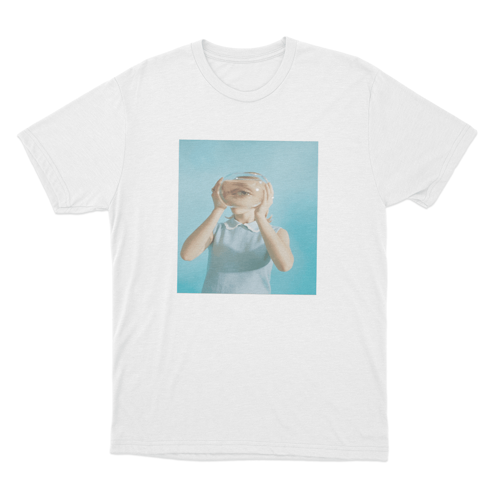 Pommelien Thijs Glass Eye Portrait Unisex T Shirt White Pommelien Thijs Glass Eye Portrait Unisex T Shirt White