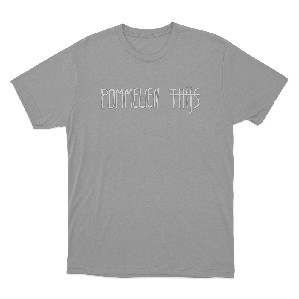 Pommelien Thijs Logo Unisex T Shirt Grey Pommelien Thijs Logo Unisex T Shirt Grey