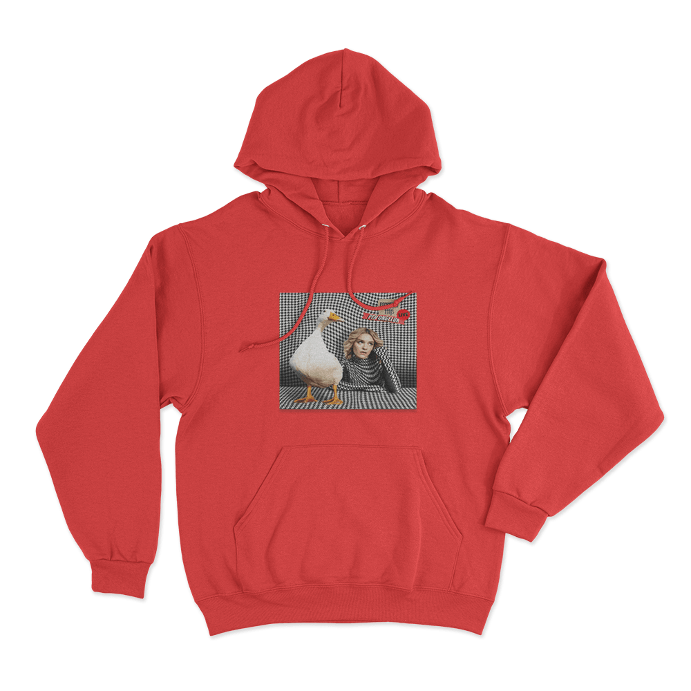 Pommelien Thijs Per Ongeluk Live Unisex Hoodie Red Pommelien Thijs Per Ongeluk Live Unisex Hoodie Red