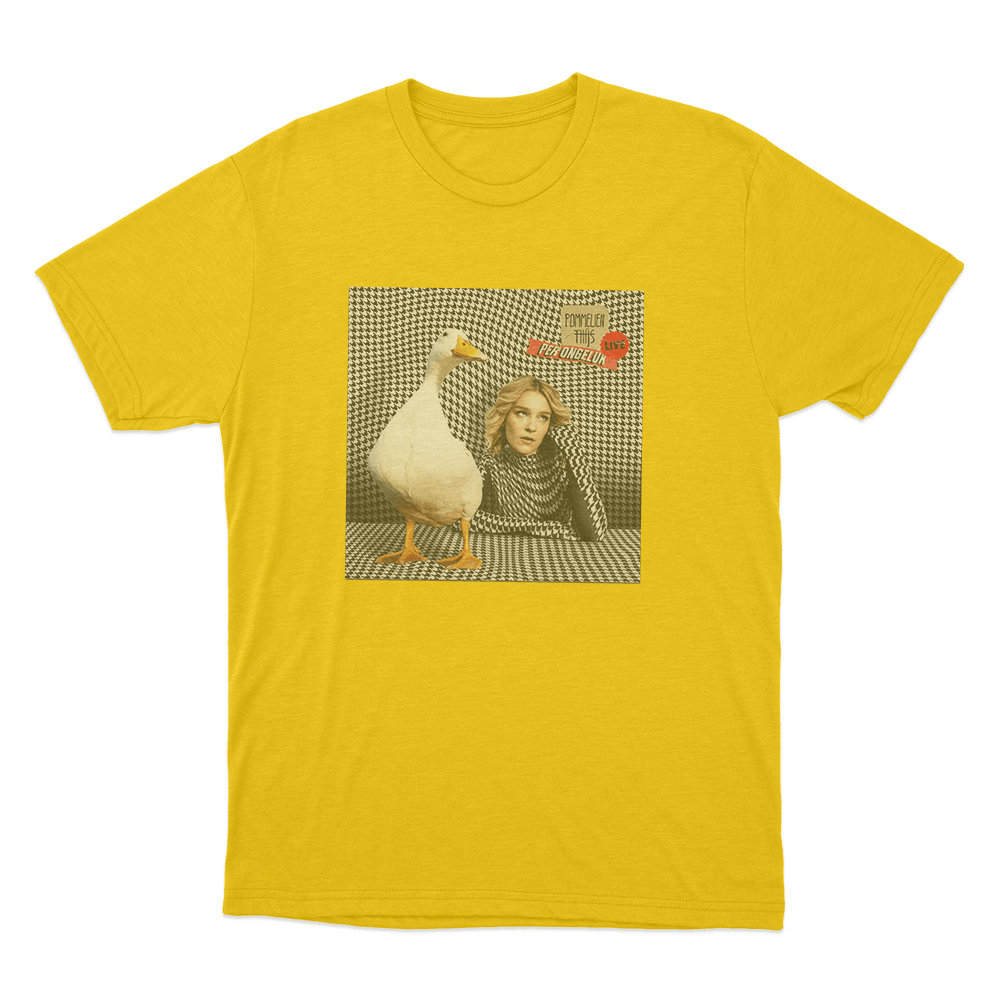 Pommelien Thijs Per Ongeluk Live Unisex T Shirt Yellow Pommelien Thijs Per Ongeluk Live Unisex T Shirt Yellow