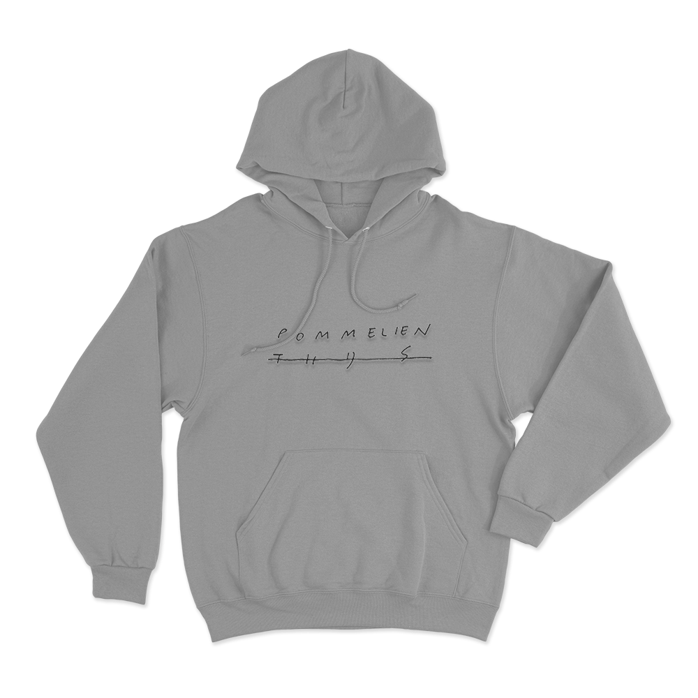 Pommelien Thijs Signature Unisex Hoodie Grey Pommelien Thijs Signature Unisex Hoodie Grey