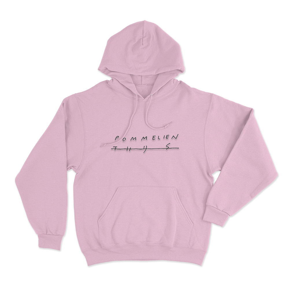 Pommelien Thijs Signature Unisex Hoodie Pink Pommelien Thijs Signature Unisex Hoodie Pink