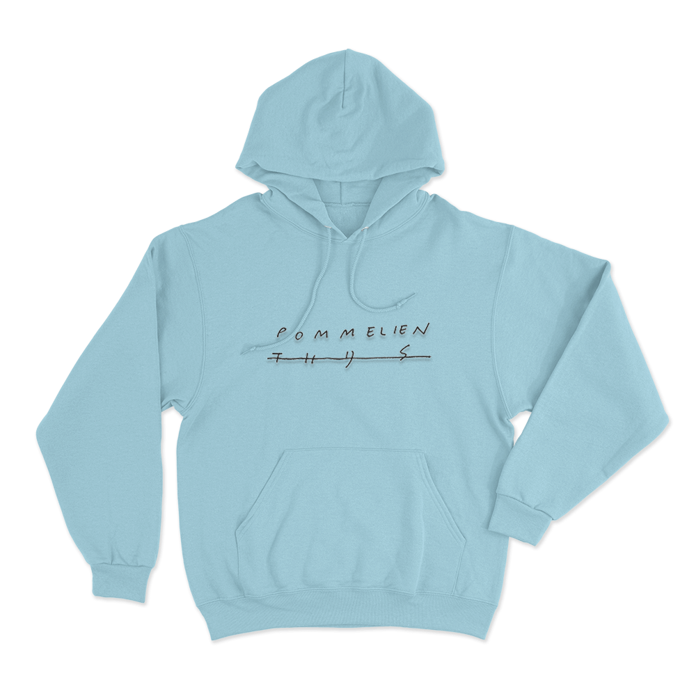 Pommelien Thijs Signature Unisex Hoodie Sky Blue Pommelien Thijs Signature Unisex Hoodie Sky Blue