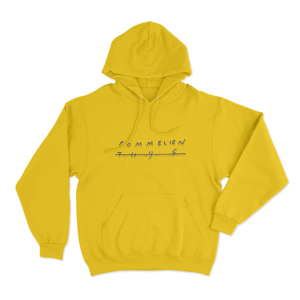 Pommelien Thijs Signature Unisex Hoodie Yellow Pommelien Thijs Signature Unisex Hoodie Yellow