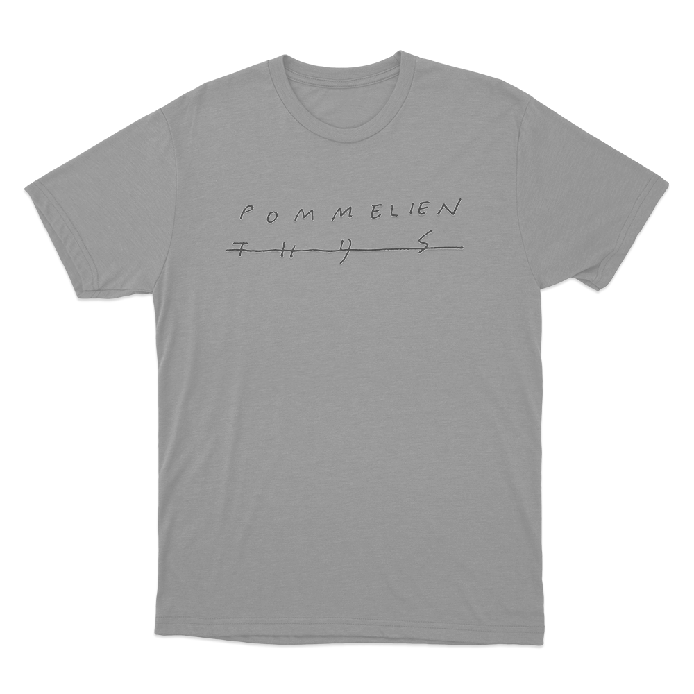 Pommelien Thijs Signature Unisex T Shirt Grey Pommelien Thijs Signature Unisex T Shirt Grey